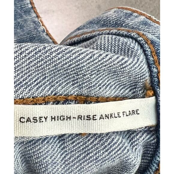 Rag & Bone Casey High Rise Ankle Flare Jeans Lucy Size 30 Distressed Retail $255 - Picture 11 of 16